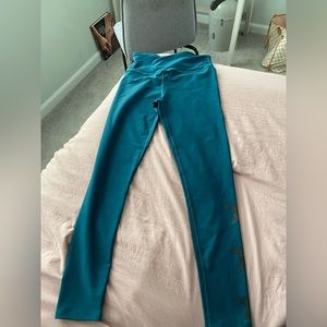 Aqua leggings with star leg detail